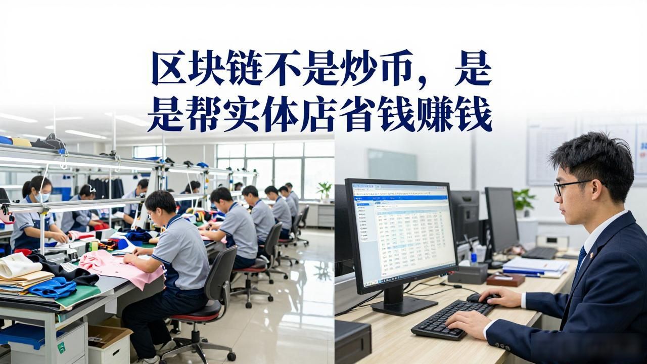 区块链不是炒币，是帮实体店省钱赚钱